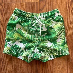 Janie and Jack boys swim trunks, size 18-24 months